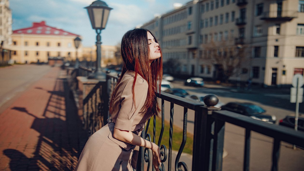 Multi Colored Hair Depth Of Field