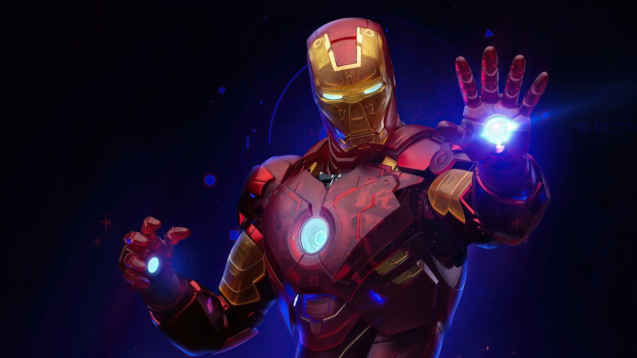 4k Iron Man Holographic 2020