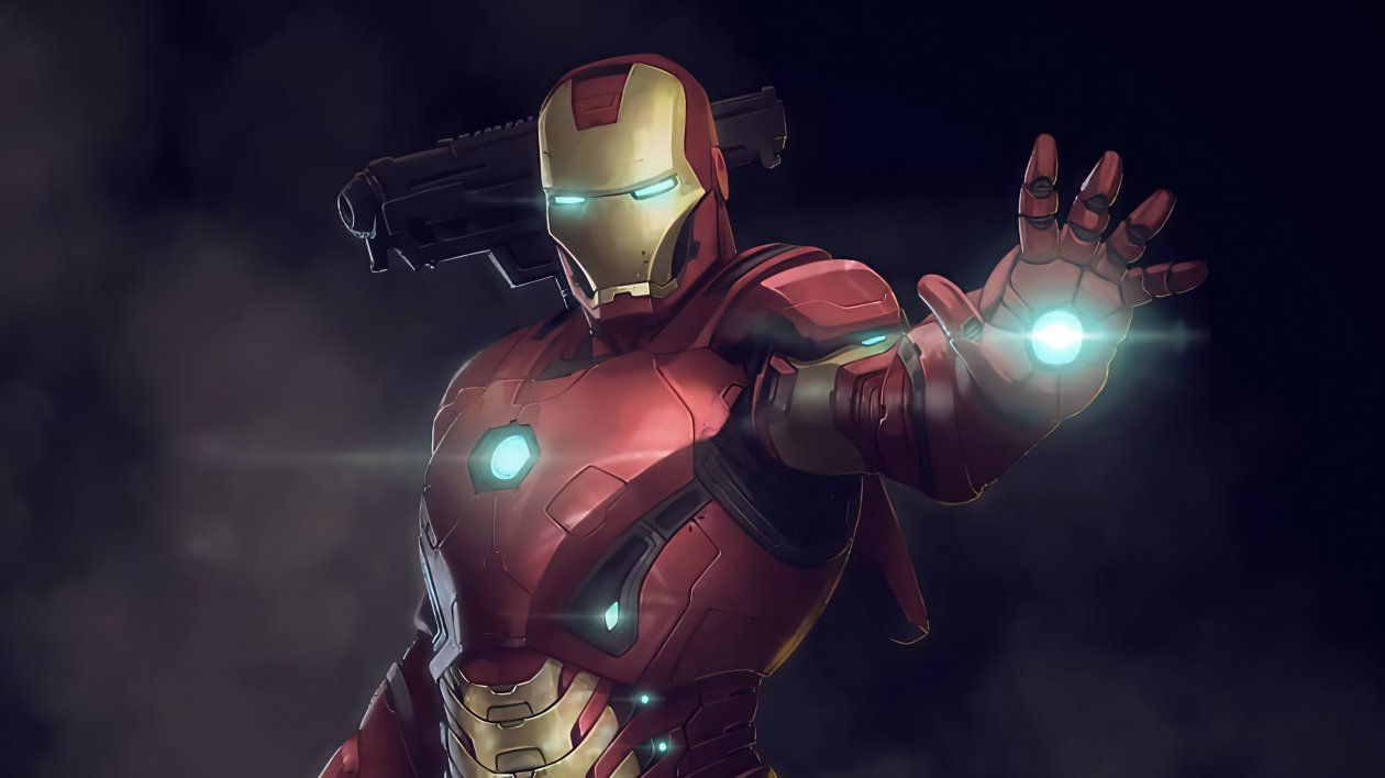 Iron Man Fire Blaster 4k
