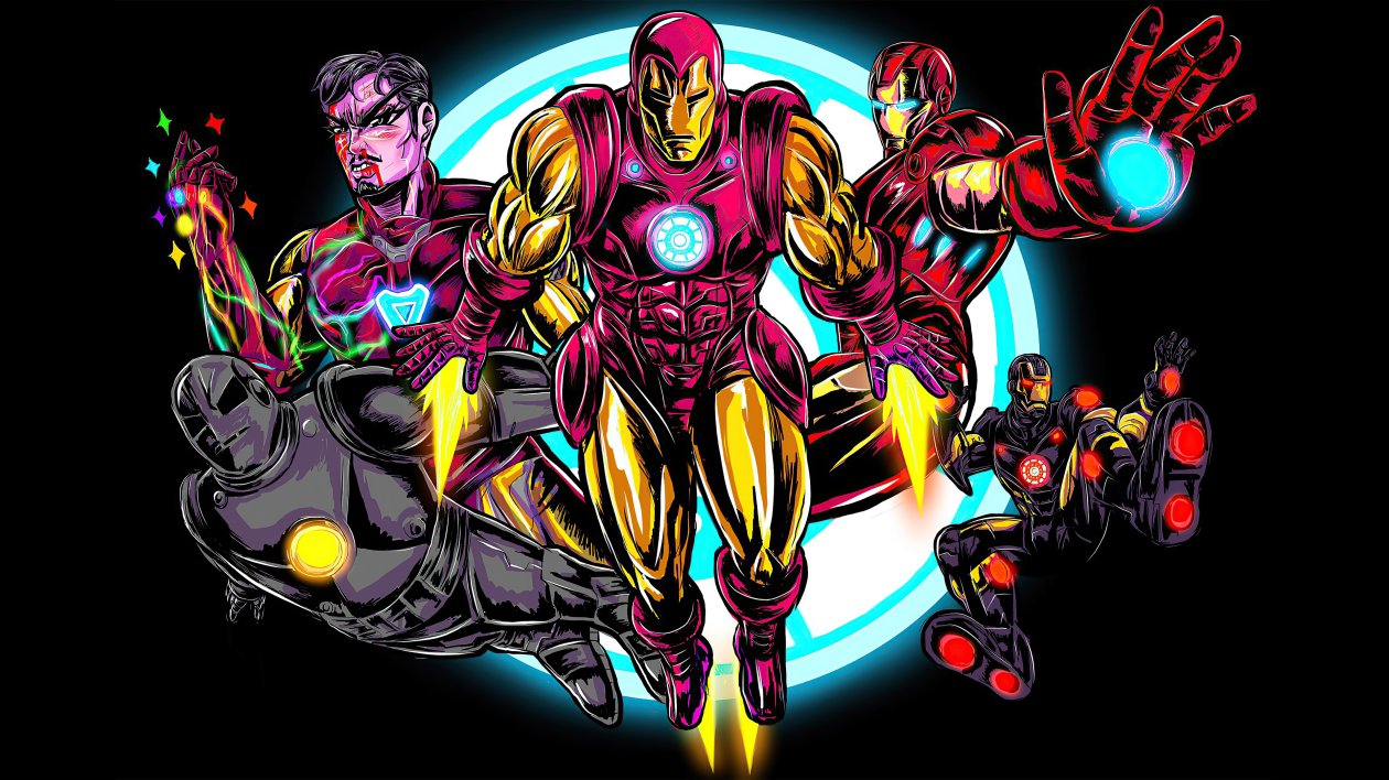 Iron Man Comic Artwork 4k