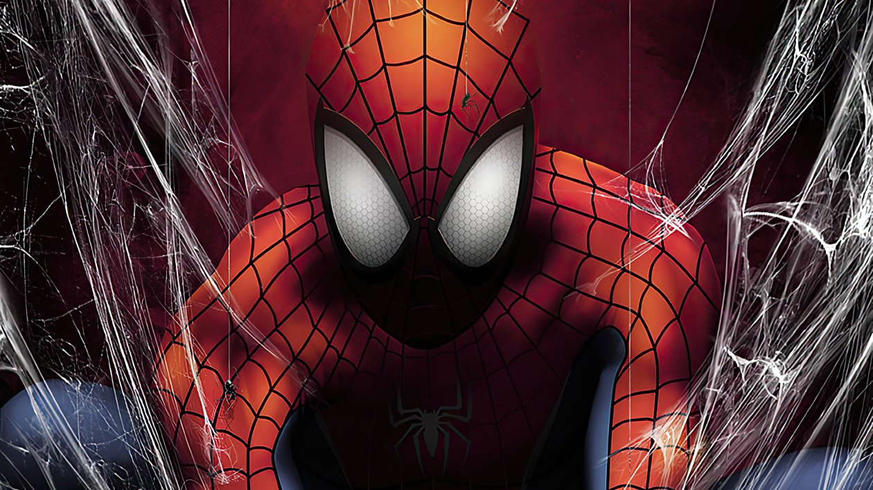 Spider Man In Web