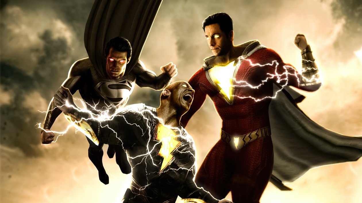 Superman X Shazam X Black Adam 4k