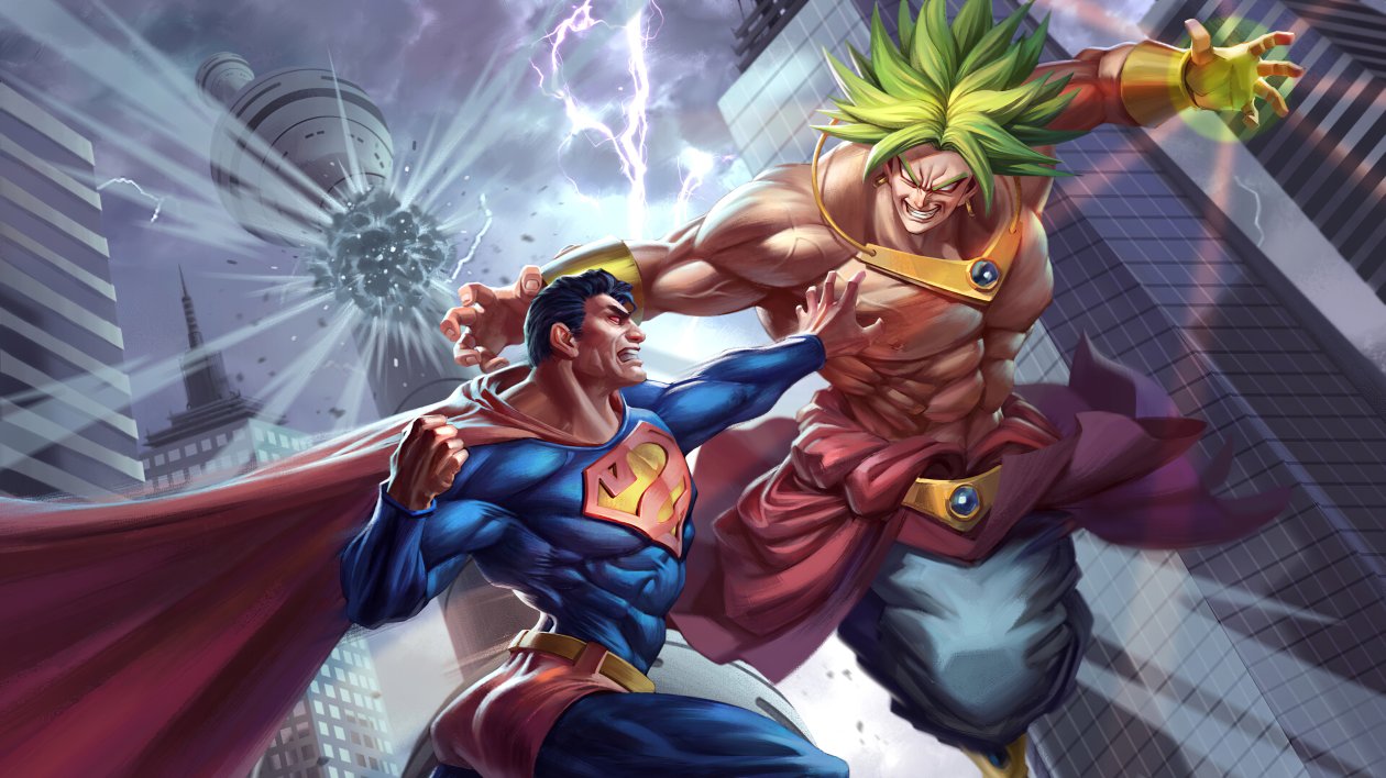 Superman Vs Goku 4k