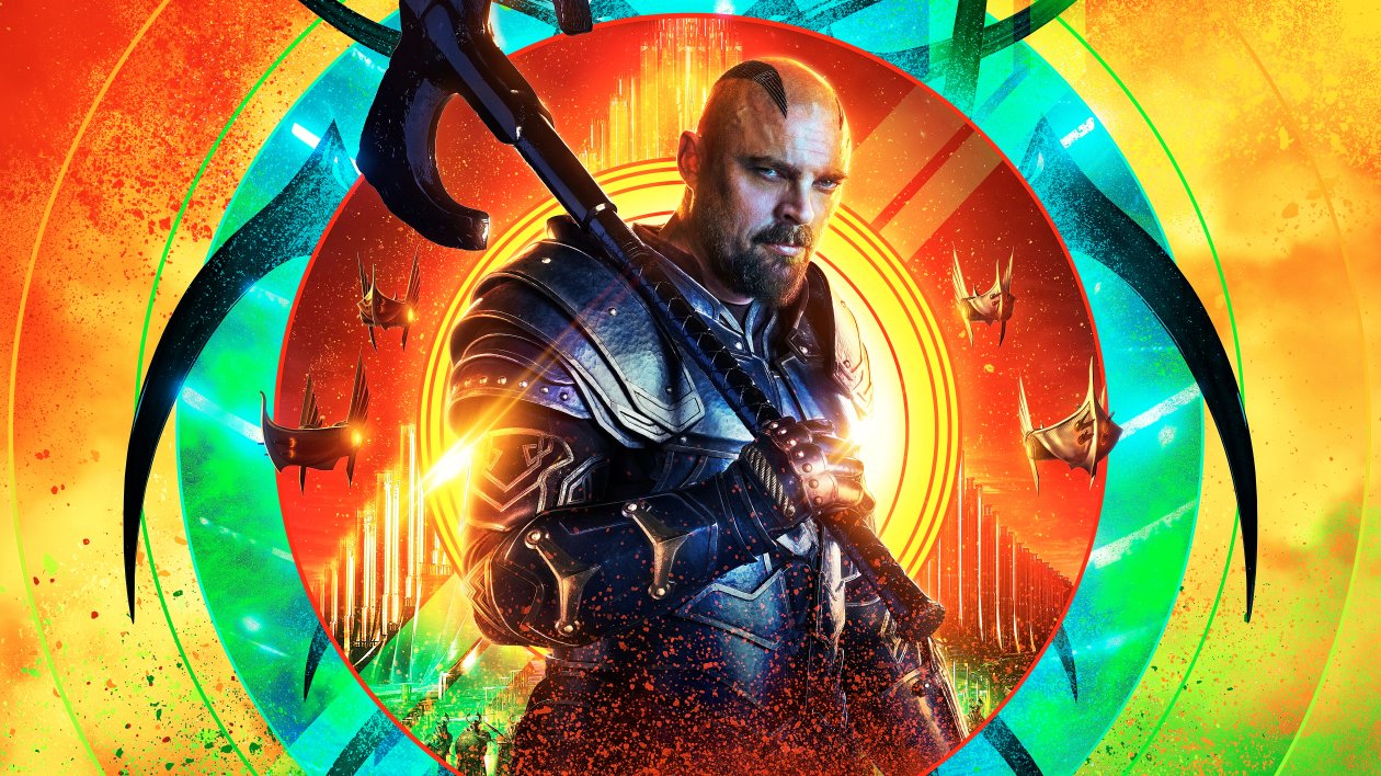 Karl Urban Executioner Thor Ragnarok 12k