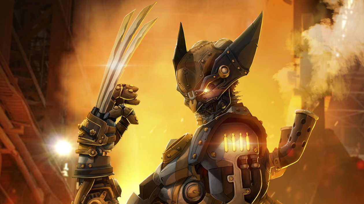 Wolverine Steampunk 4k