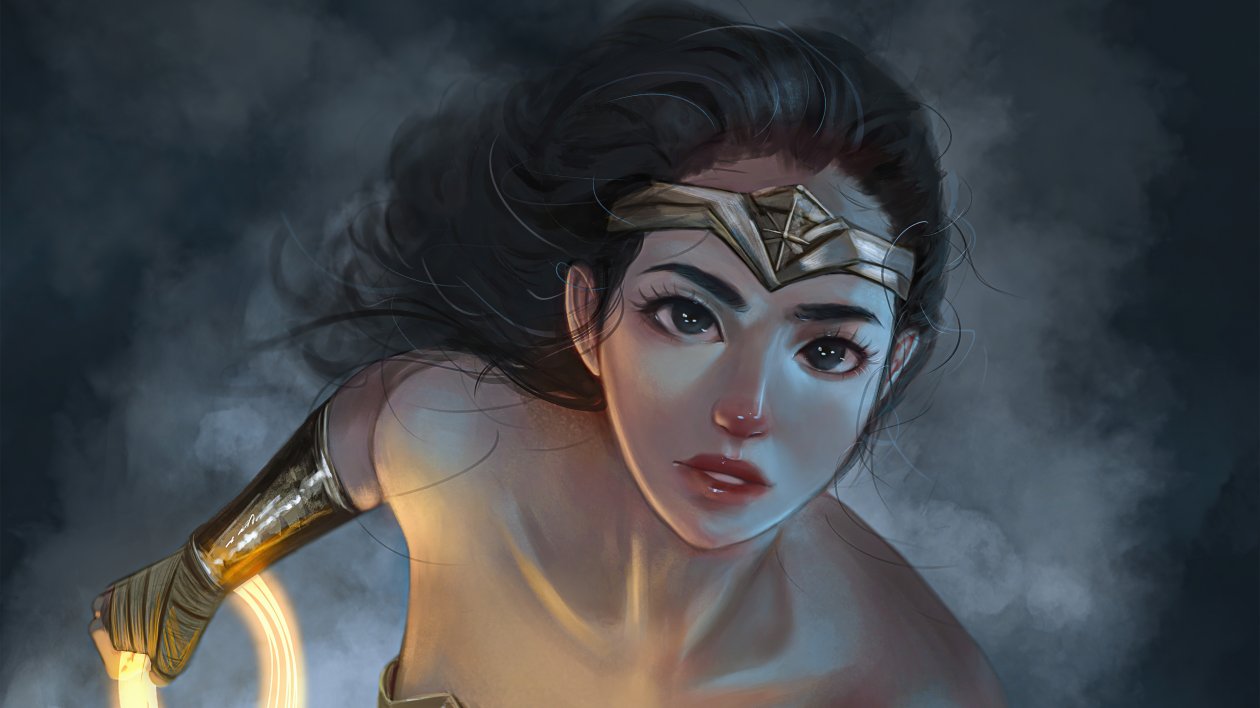 Wonder Woman Innoncent Eyes 4k