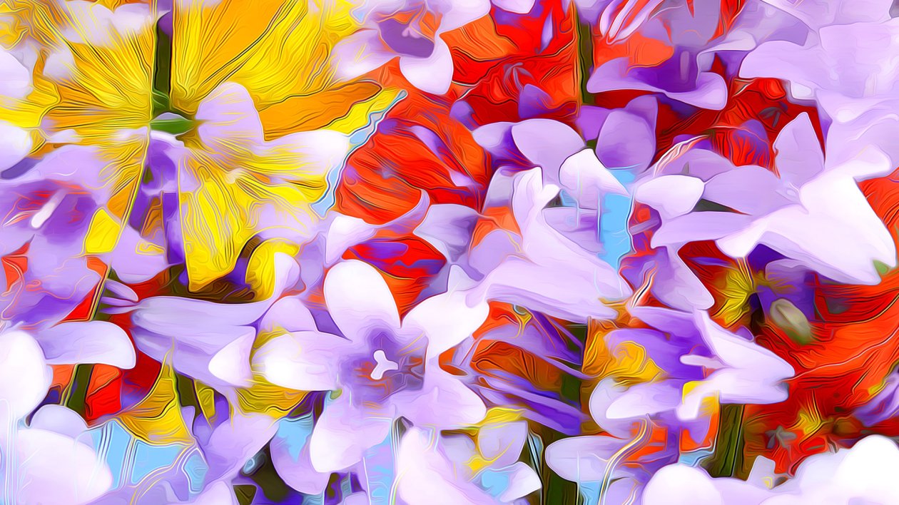 Flowers Art Abstraction