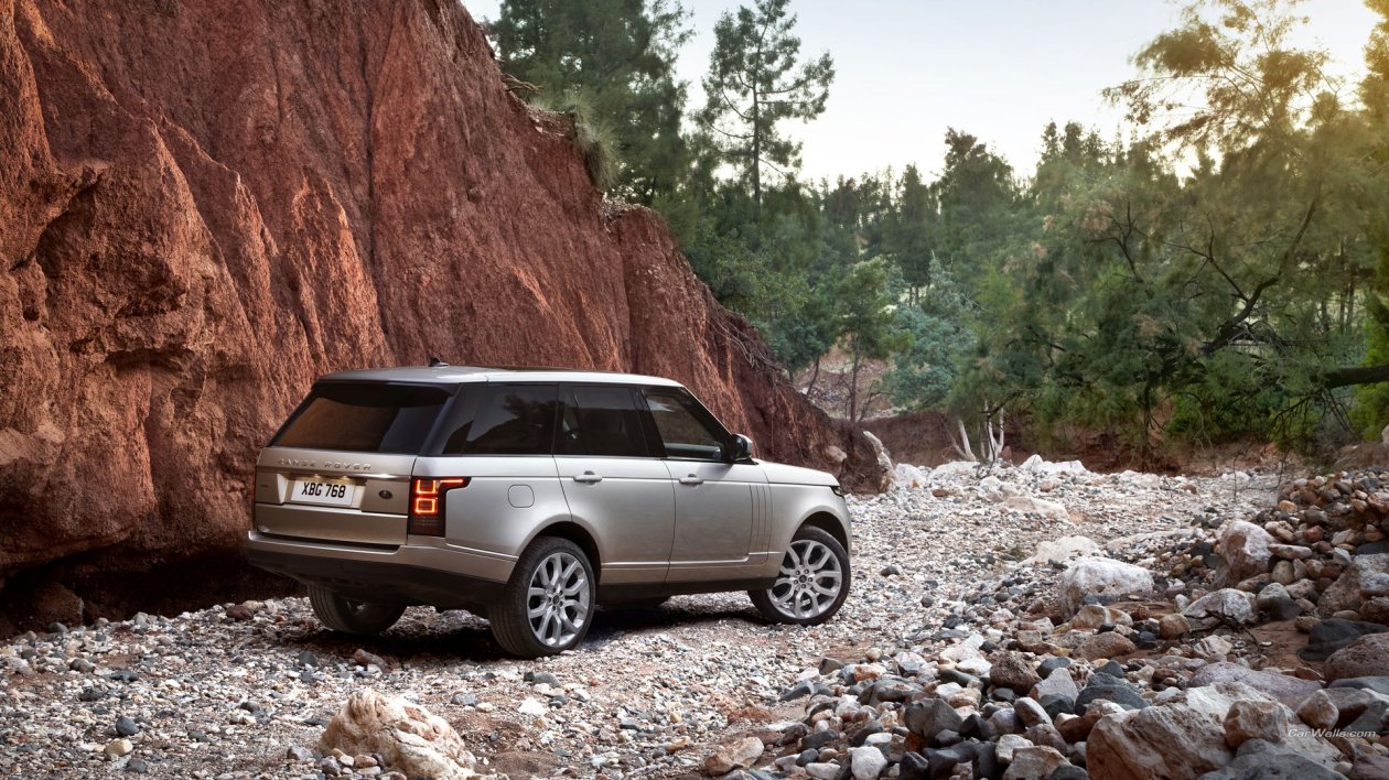 Range Rover Rock Mountains