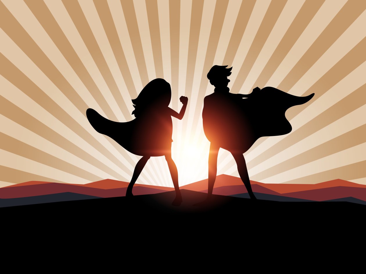 Superheroes Cape Flying