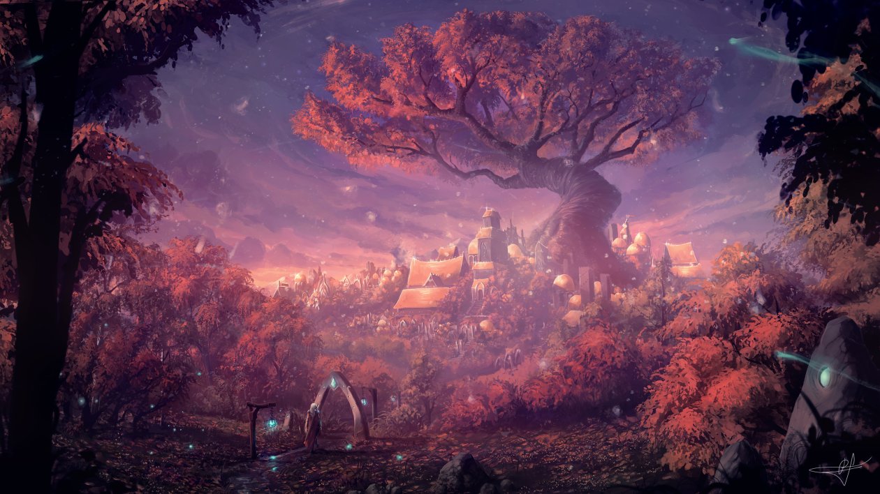 Forest Lights Color Fantasy