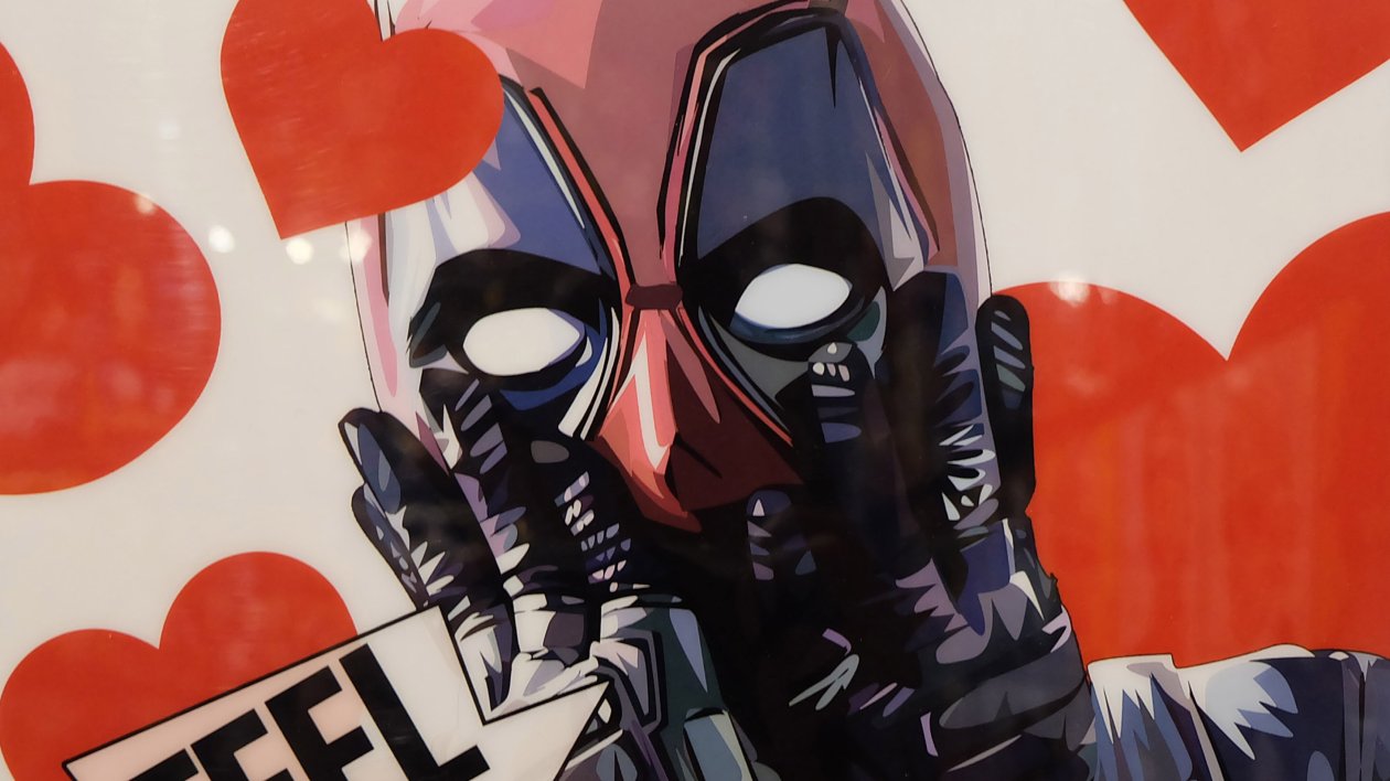 Deadpool Valentine Day Poster 4k
