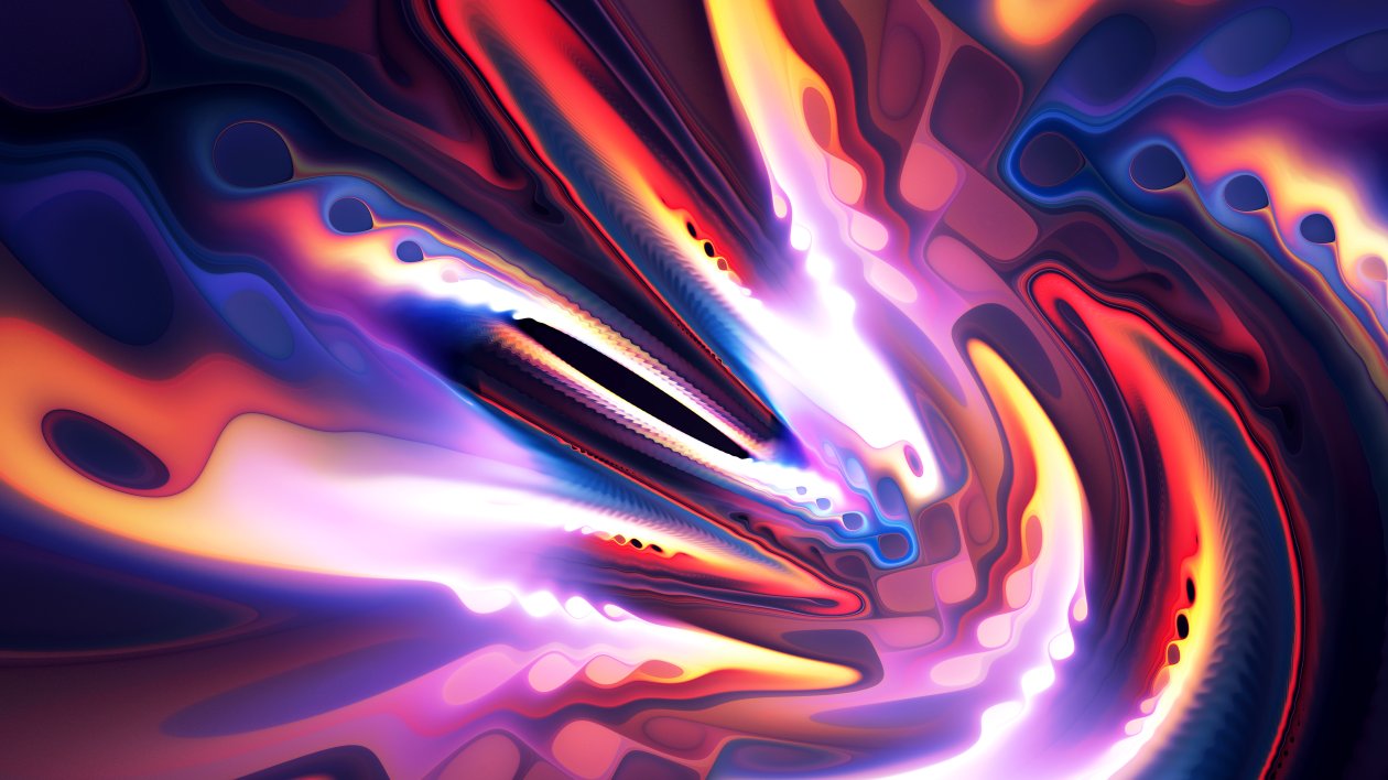 Cyan Brown Abstract 4k