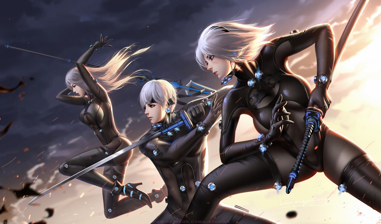 Asian Anime Warrior 4k