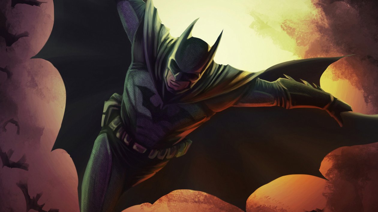 Batman Cape Flying 4k