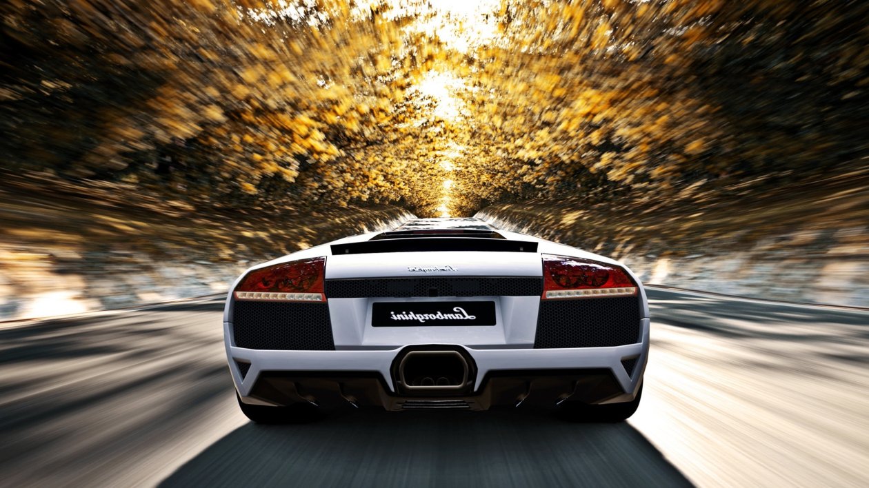 Lamborghini Motion Blur