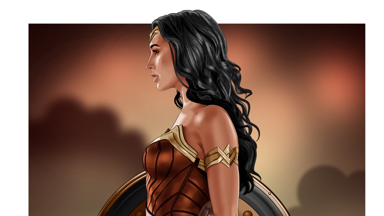 Wonder Woman Digital Artwork 4k