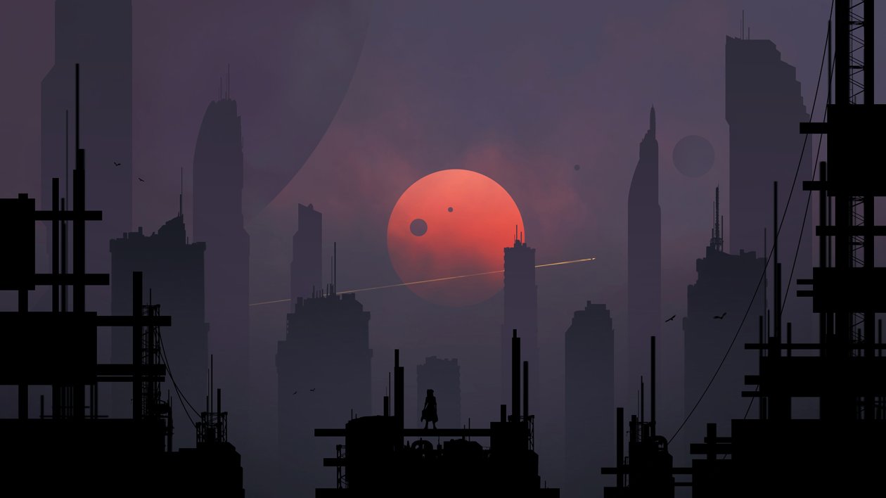 Scifi City Minimalism