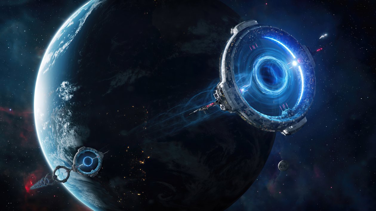 Jumpgate In Earth Orbit 4k