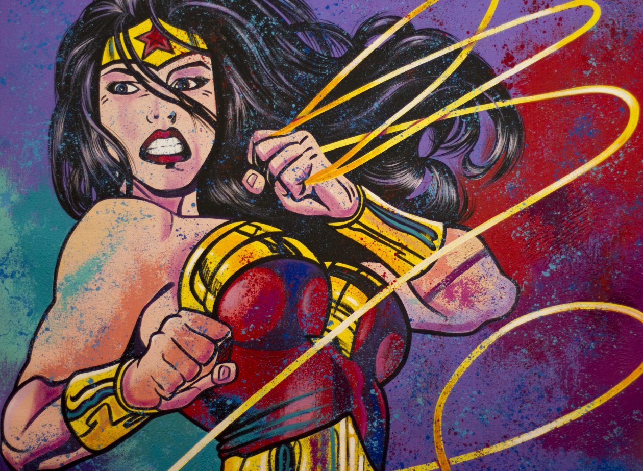 Wonder Woman Painting Arts 4k