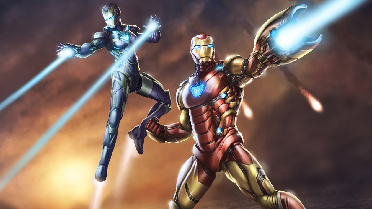 Iron Man And Pepper Rescue Suit
