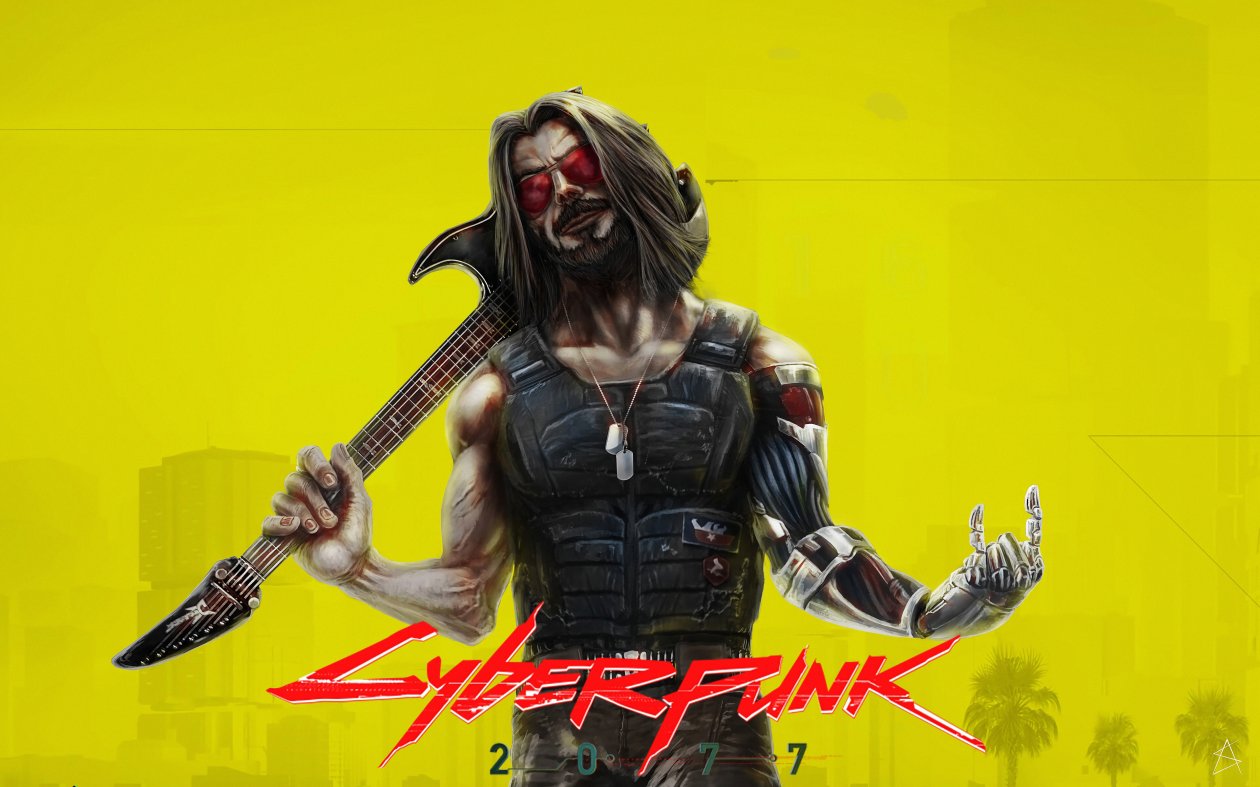 Cyberpunk 2077 Keanu Reeves Art