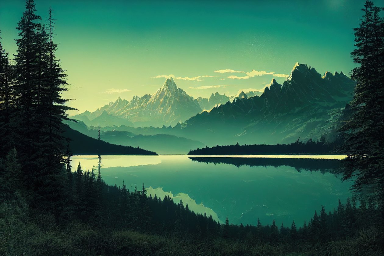 Landscape Reflection Lake Trees