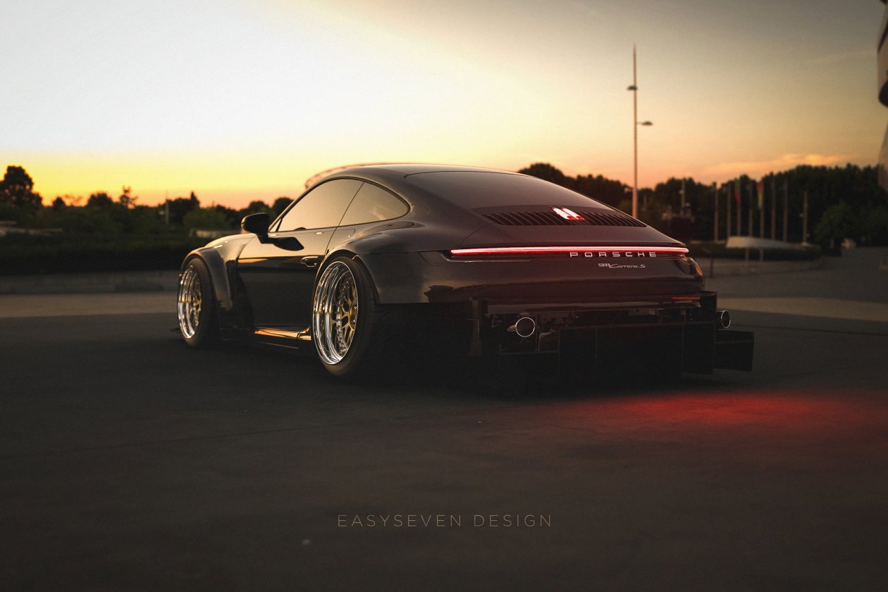 Porsche 911 992 R 4k