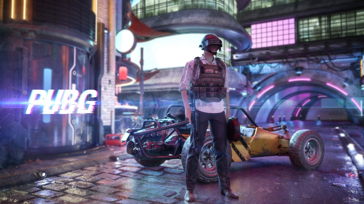 Cyberpunk Pubg 4k