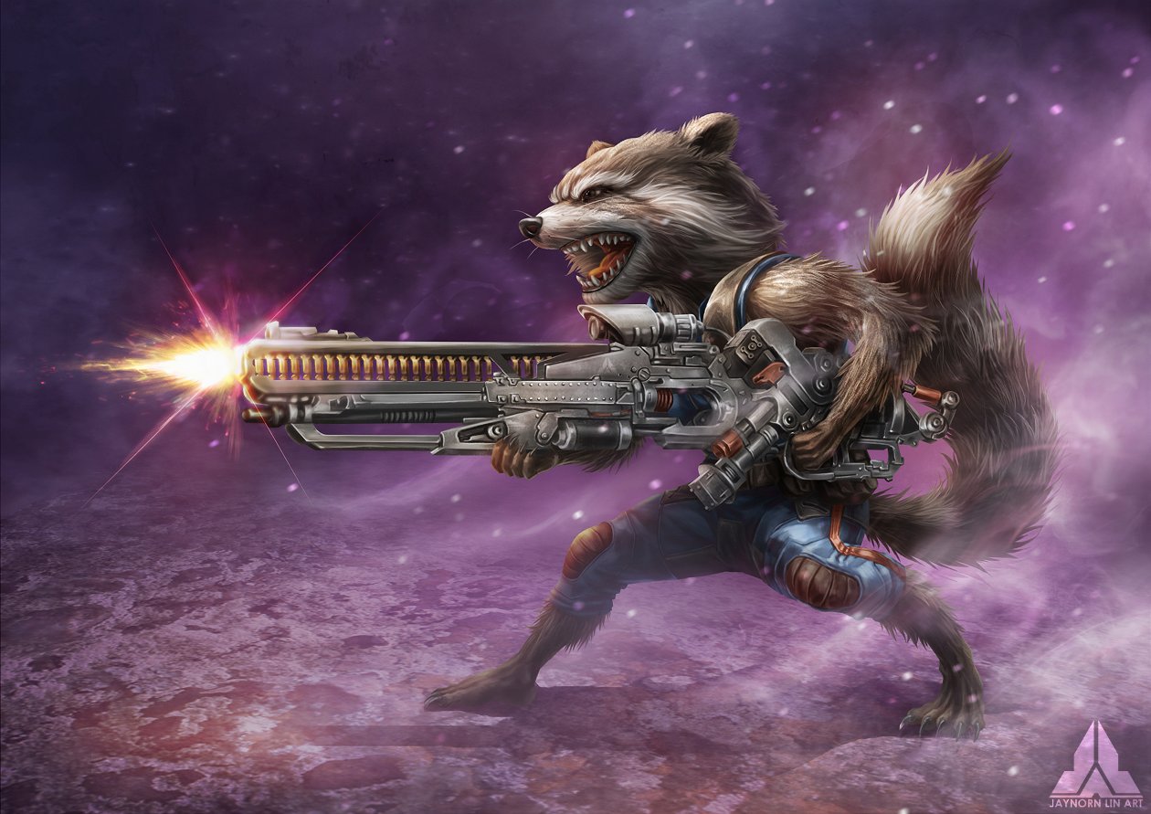 4k Rocket Raccoon