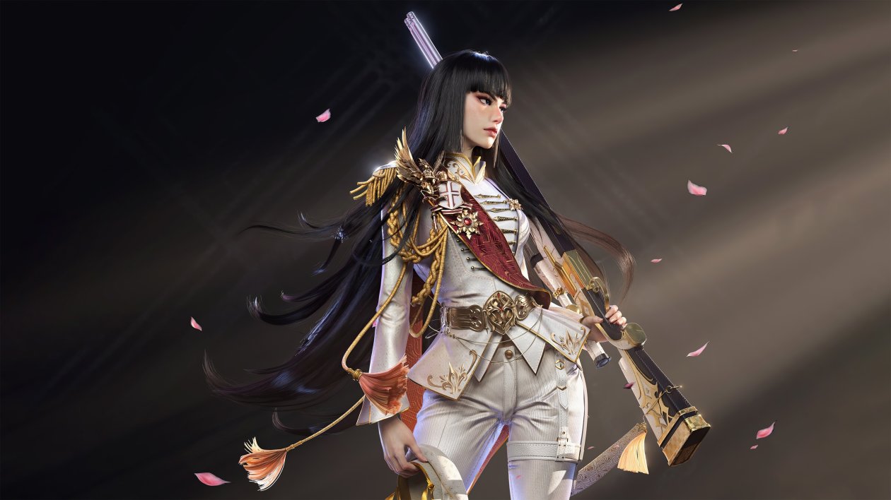 Girl With Guns Sniper 4k