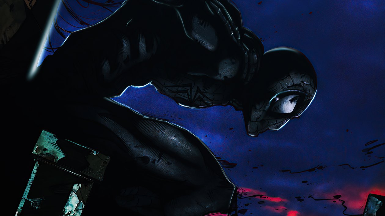 Black Suit Spiderman I Am Not Your Savior 2020