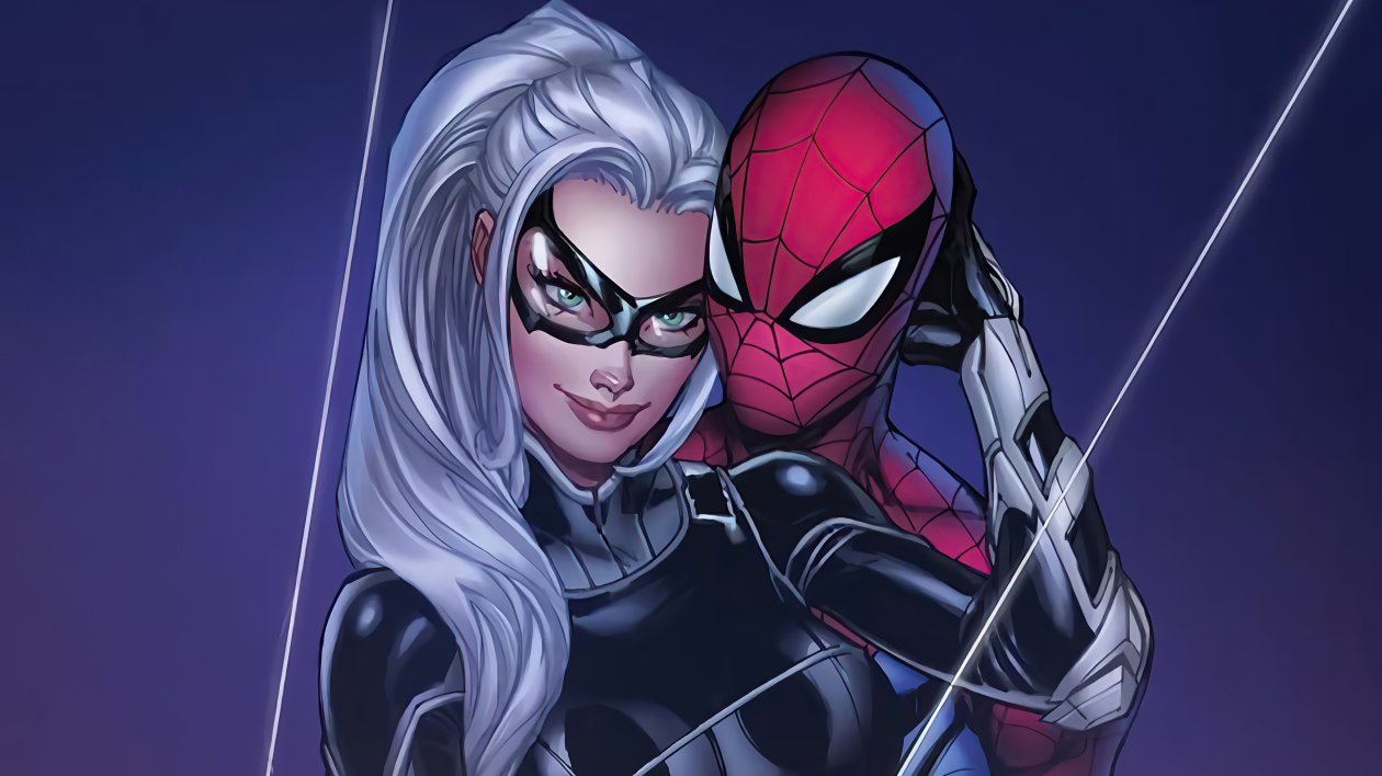 Black Cat And Spider Man
