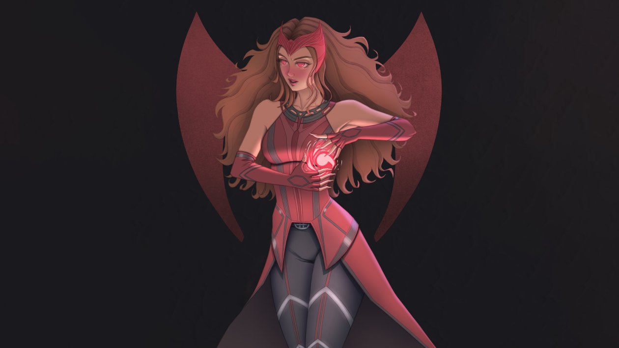 Wanda Maximoff Minimal 5k