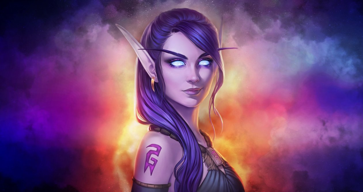 World Of Warcraft Fantasy Girl Art 4k