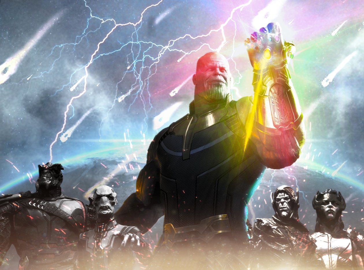 Thanos Avengers Infinity War 2018 Artwork