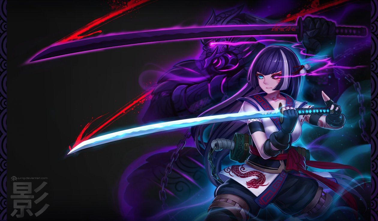 Anime Warrior Girl