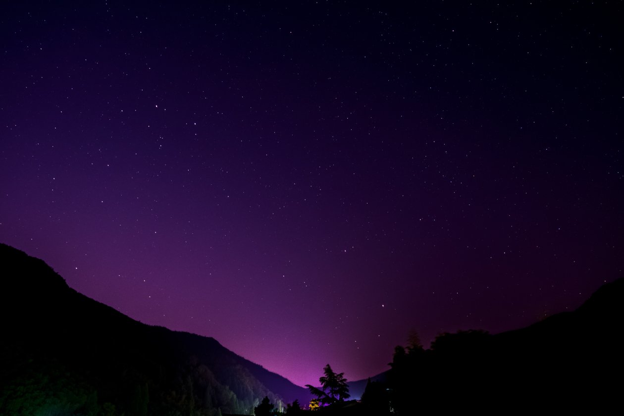 Night Sky Space 4k