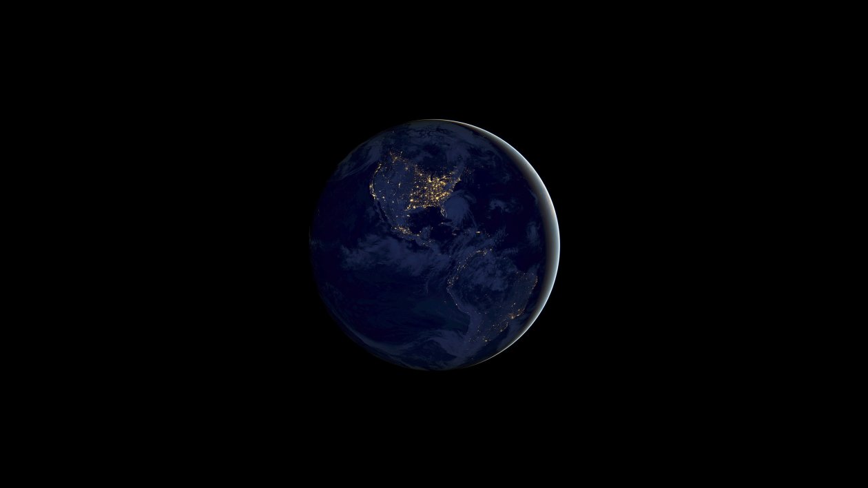 IOS 11 Earth Night 4k