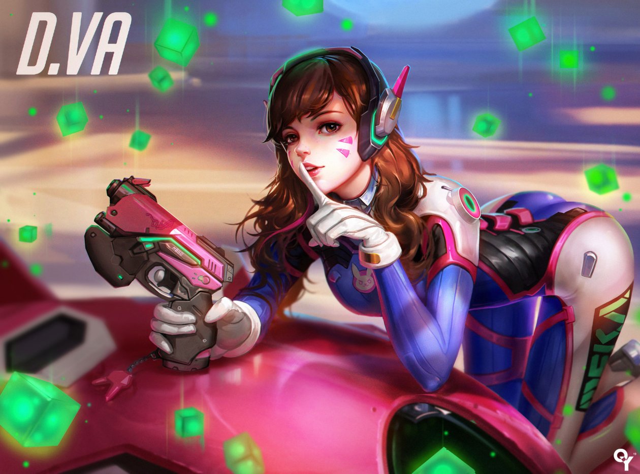 Dva Overwatch Art