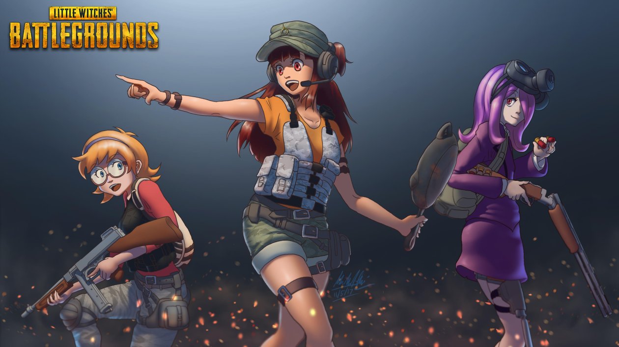 Pubg Anime Crossover Art