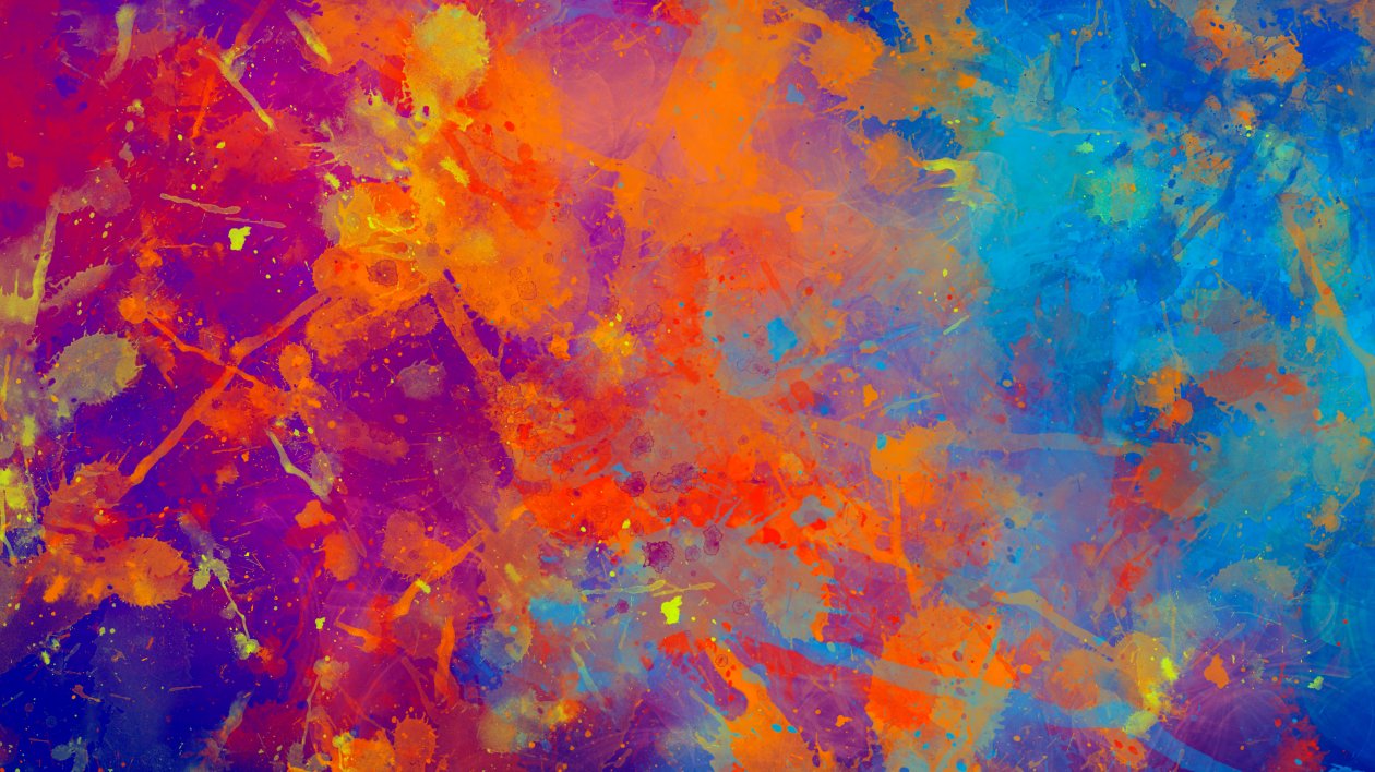 Paint Splash Abstract 4k