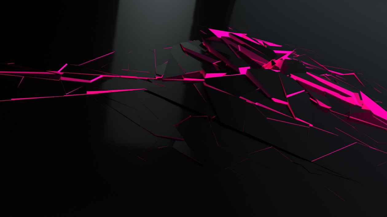 Broken Glass Pieces 4k