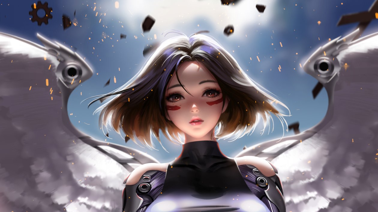 Alita Battle Angel Digital Art
