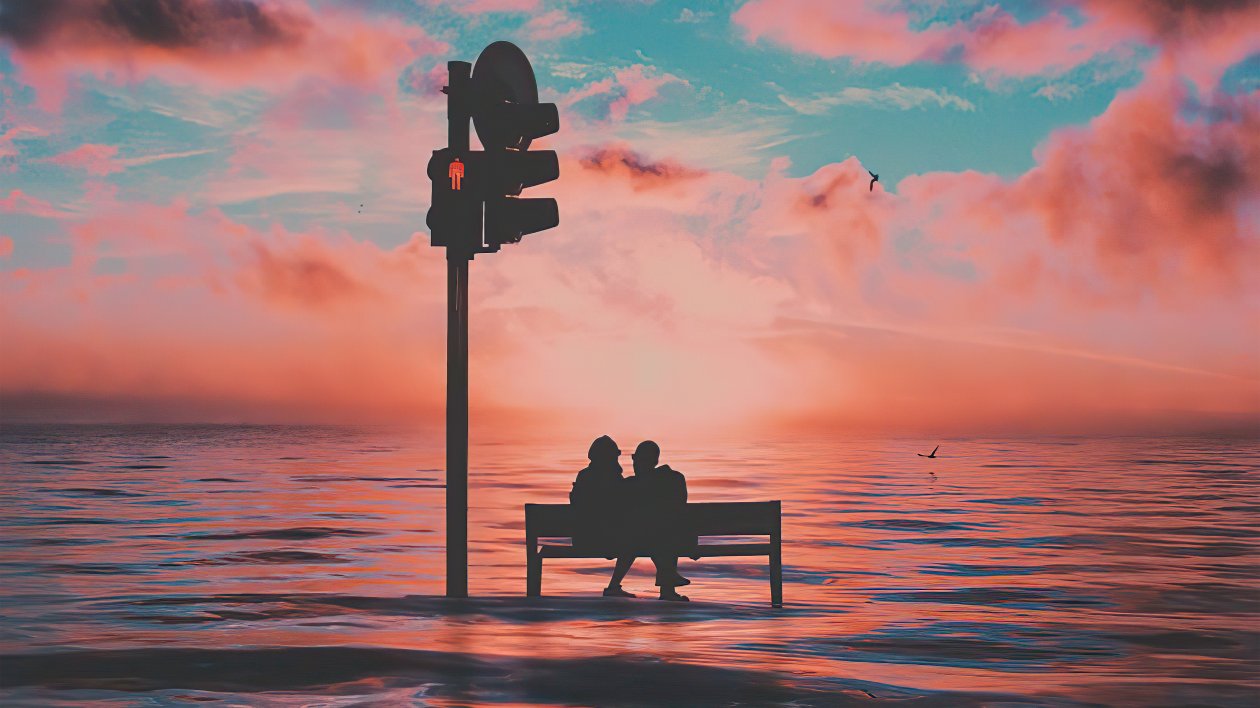 Sitting In The Middle Of Ocean 5k