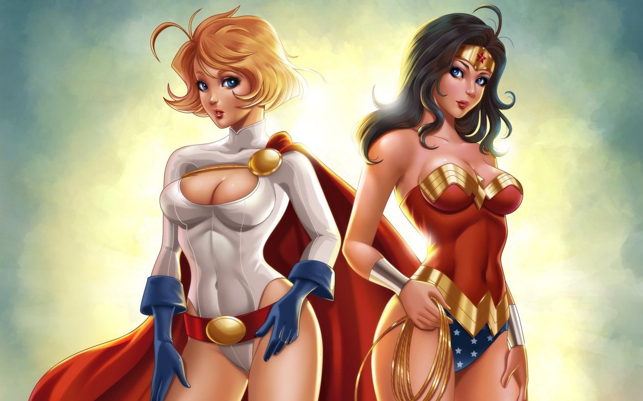 Power Girl And Wonder Woman