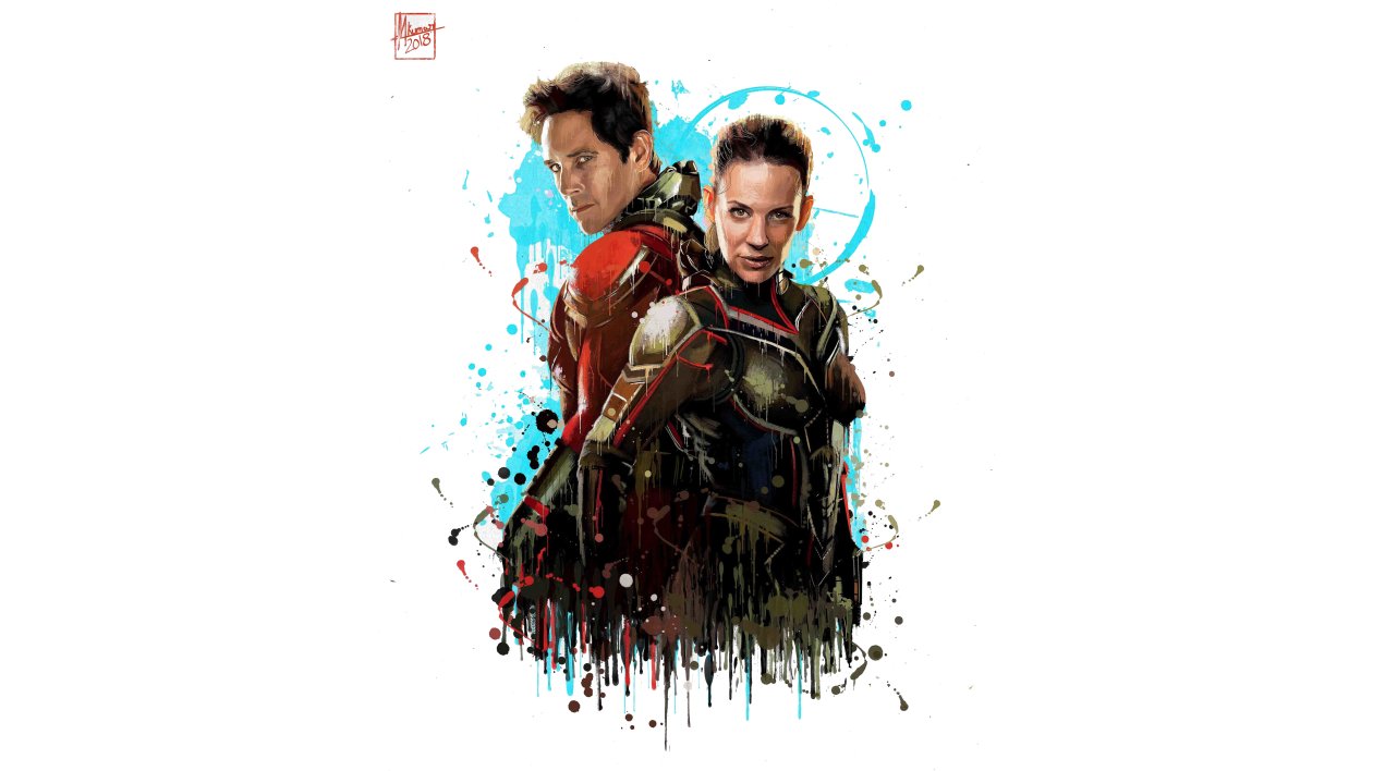 Antman And The Wasp Splash Art