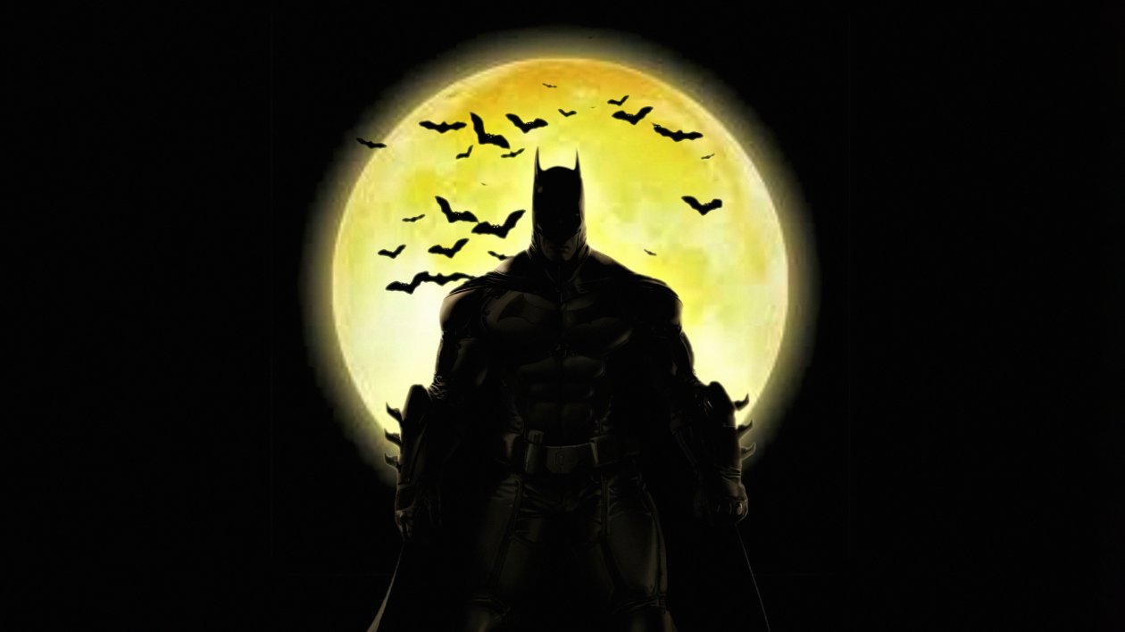 Batman Yellow Moon