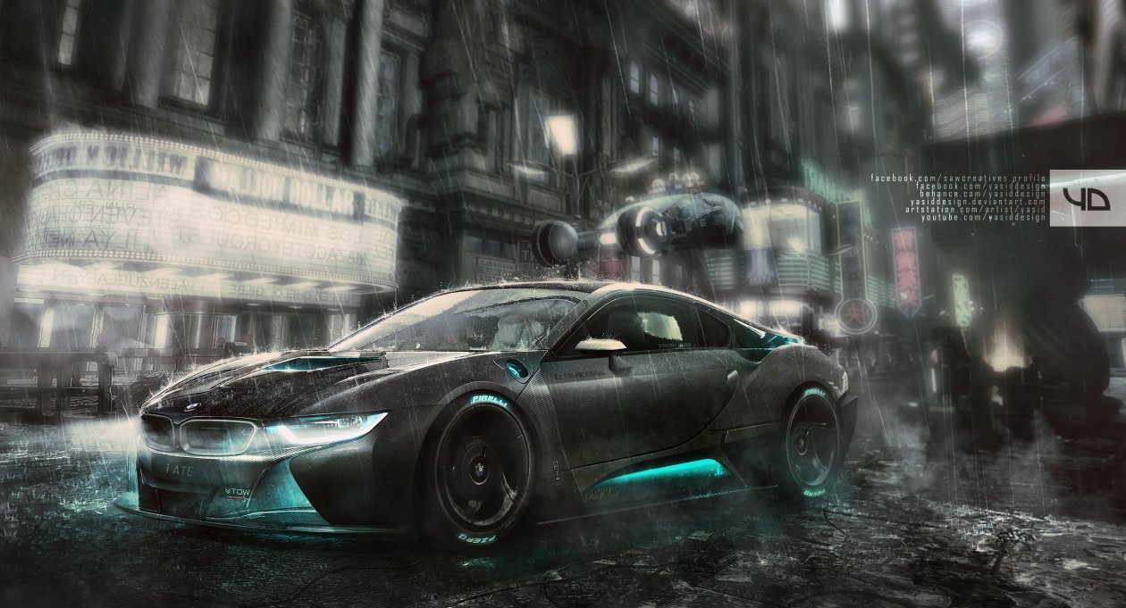 Bmw I8 4k Art