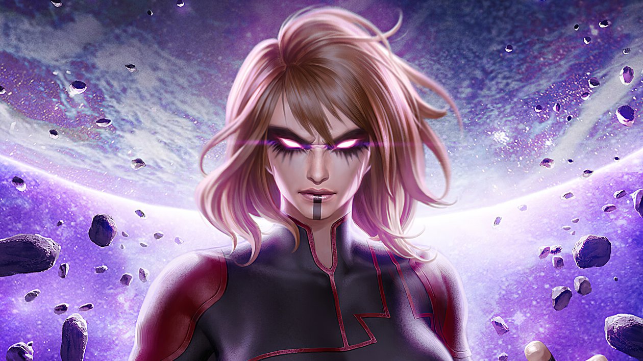 Evil Captain Marvel 4k