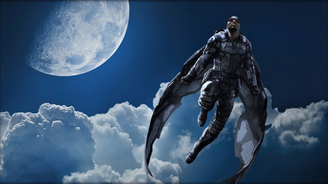 The Falcon In Flight